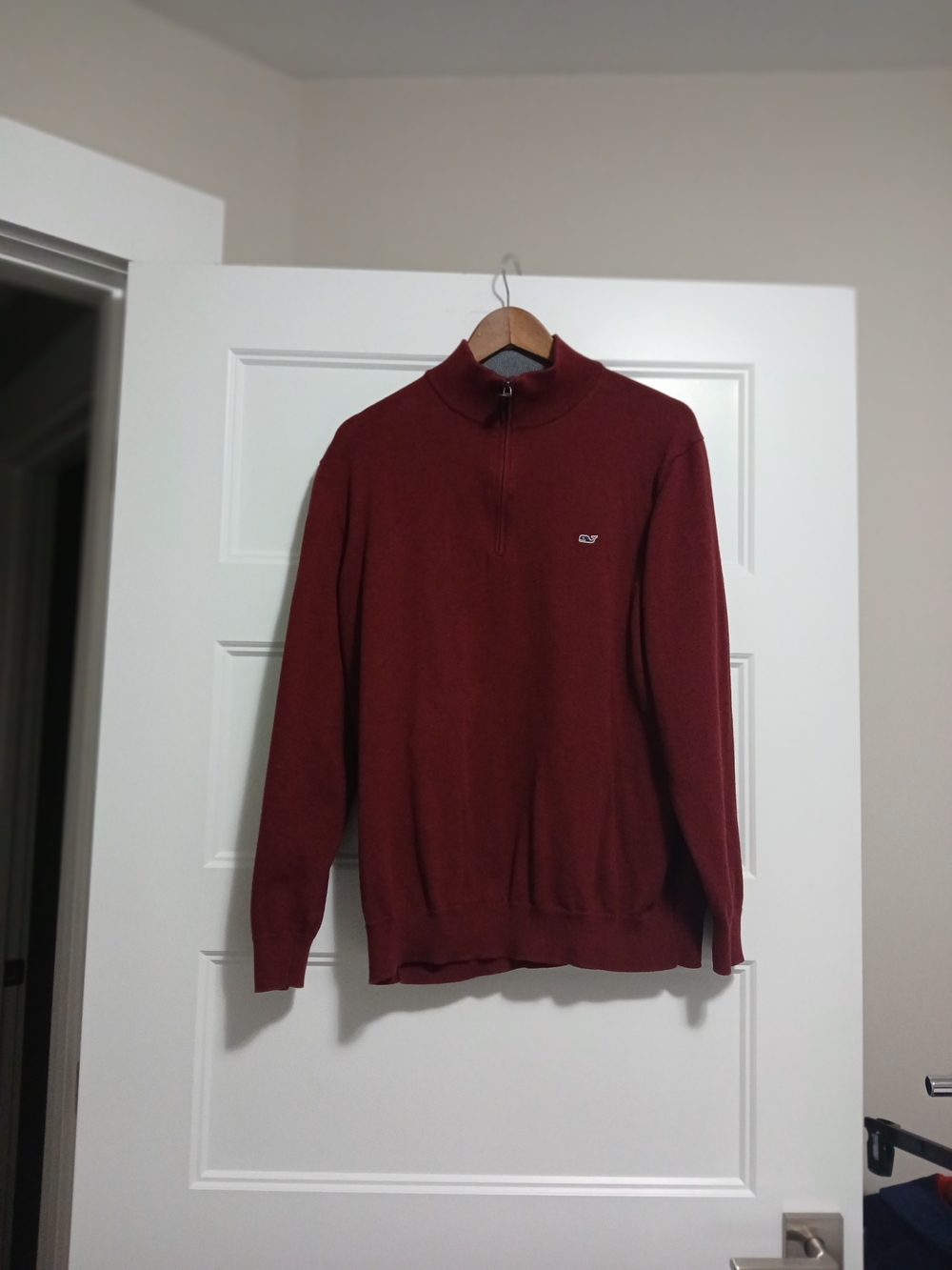 Vineyard Vines Men's Zip-Front Sweater Xl